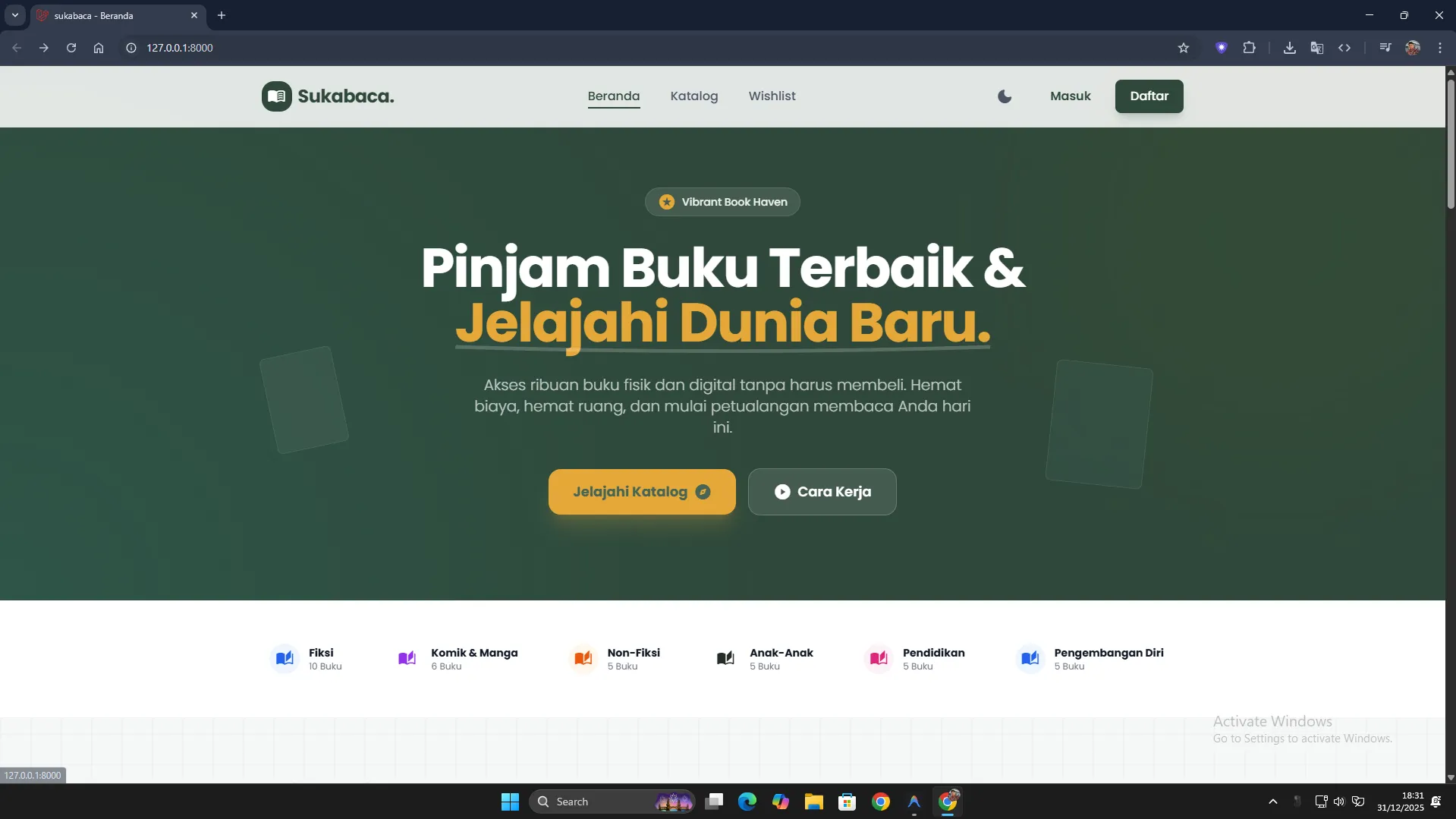 Suka Baca - Intelligent Library Management System